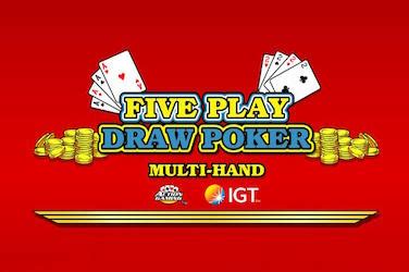 Five Play Draw Video Poker – Play this IGT Game for .